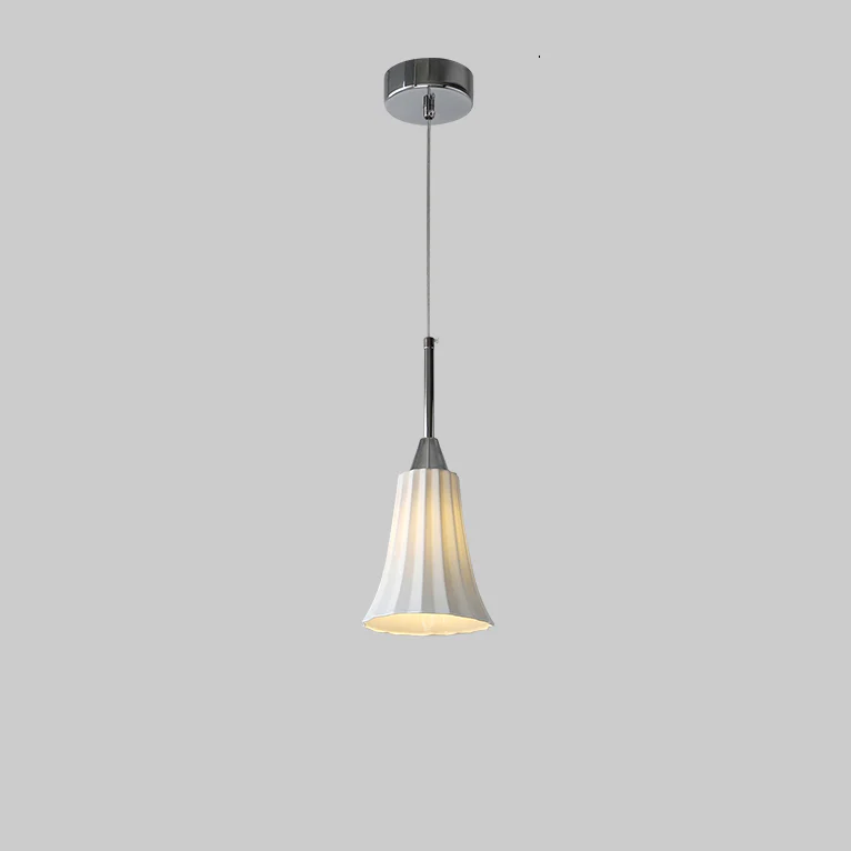 WOMO White Ceramic Pendant Light-WM3079 - Image 8