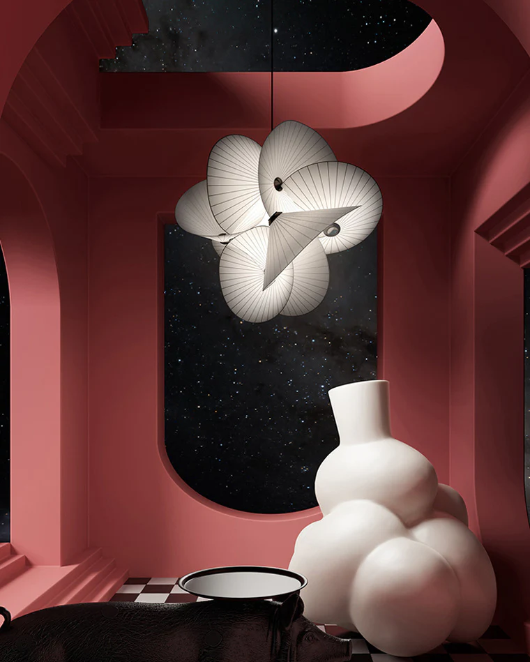 WOMO White Cones Pendant Light-WM2320 - Image 9