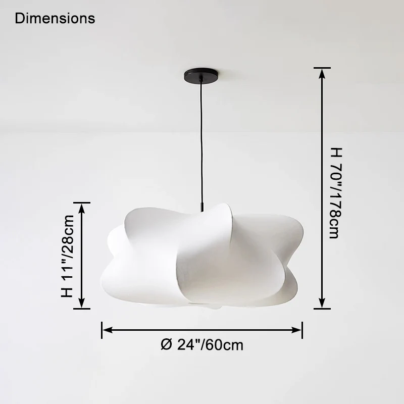 WOMO Silk Pendant Lights-WM2966 - Image 16
