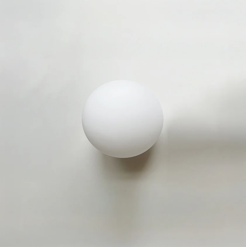 WOMO White Globe Glass Wall Sconce-WM6124 - Image 12