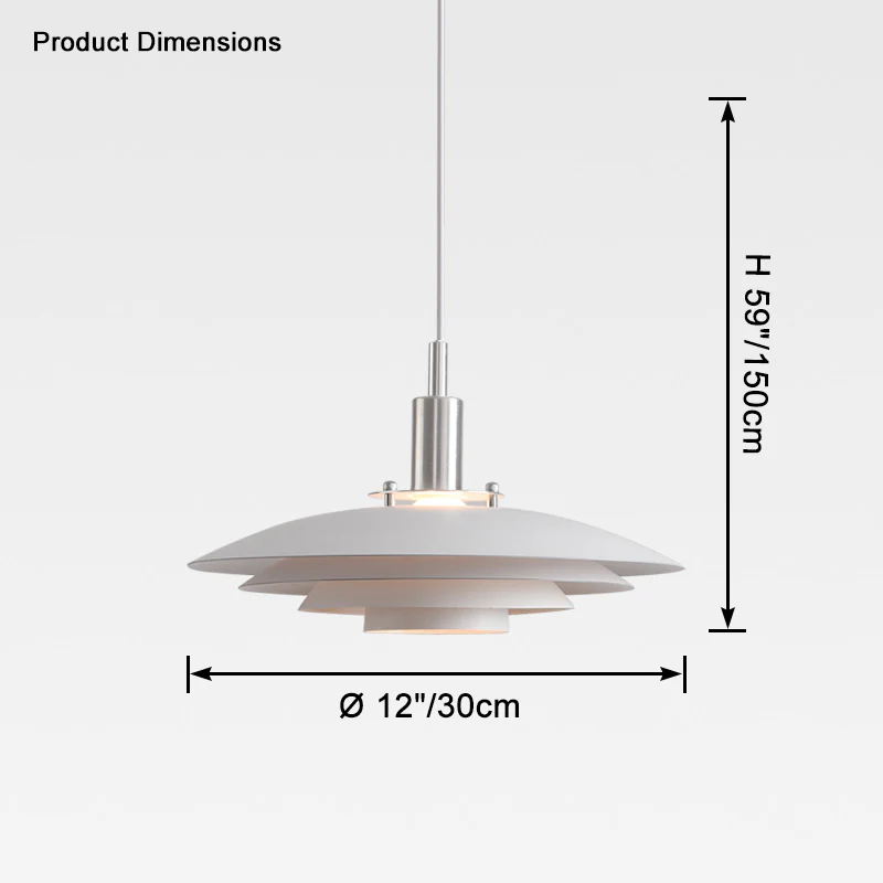 WOMO White Danish Designer Pendant Light-WM2656 - Image 10