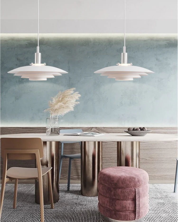 WOMO White Danish Designer Pendant Light-WM2656 - Image 3