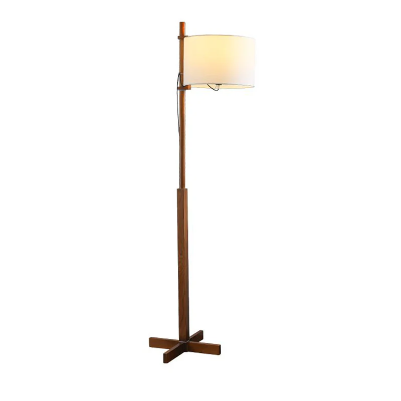 WOMO Wood Fabric Shaded Floor Lamp-WM7101 - Image 12
