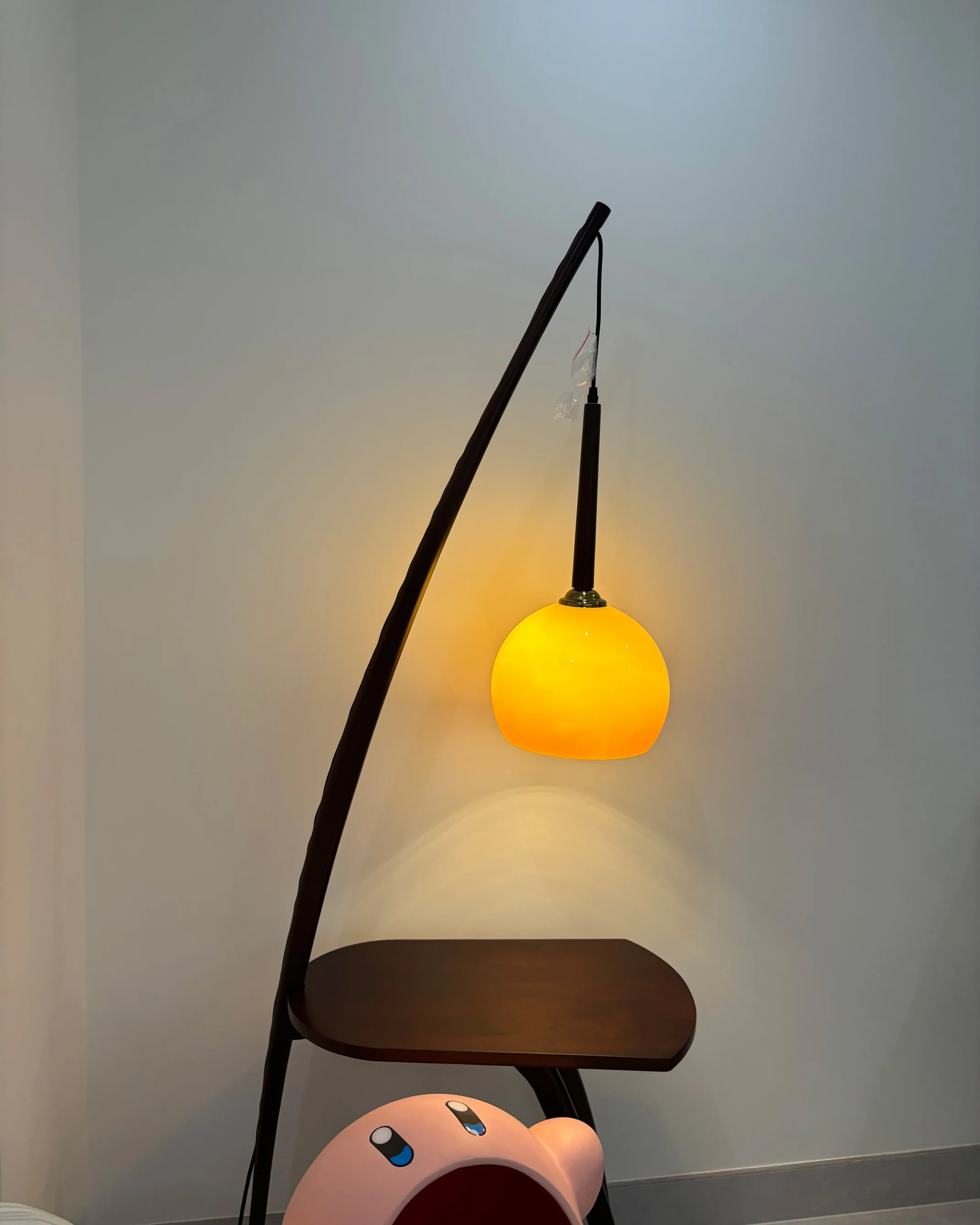 WOMO Hanging Wood Floor Lamp with Table-WM7130 - Image 20