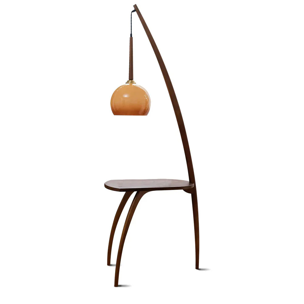WOMO Hanging Wood Floor Lamp with Table-WM7130 - Image 29