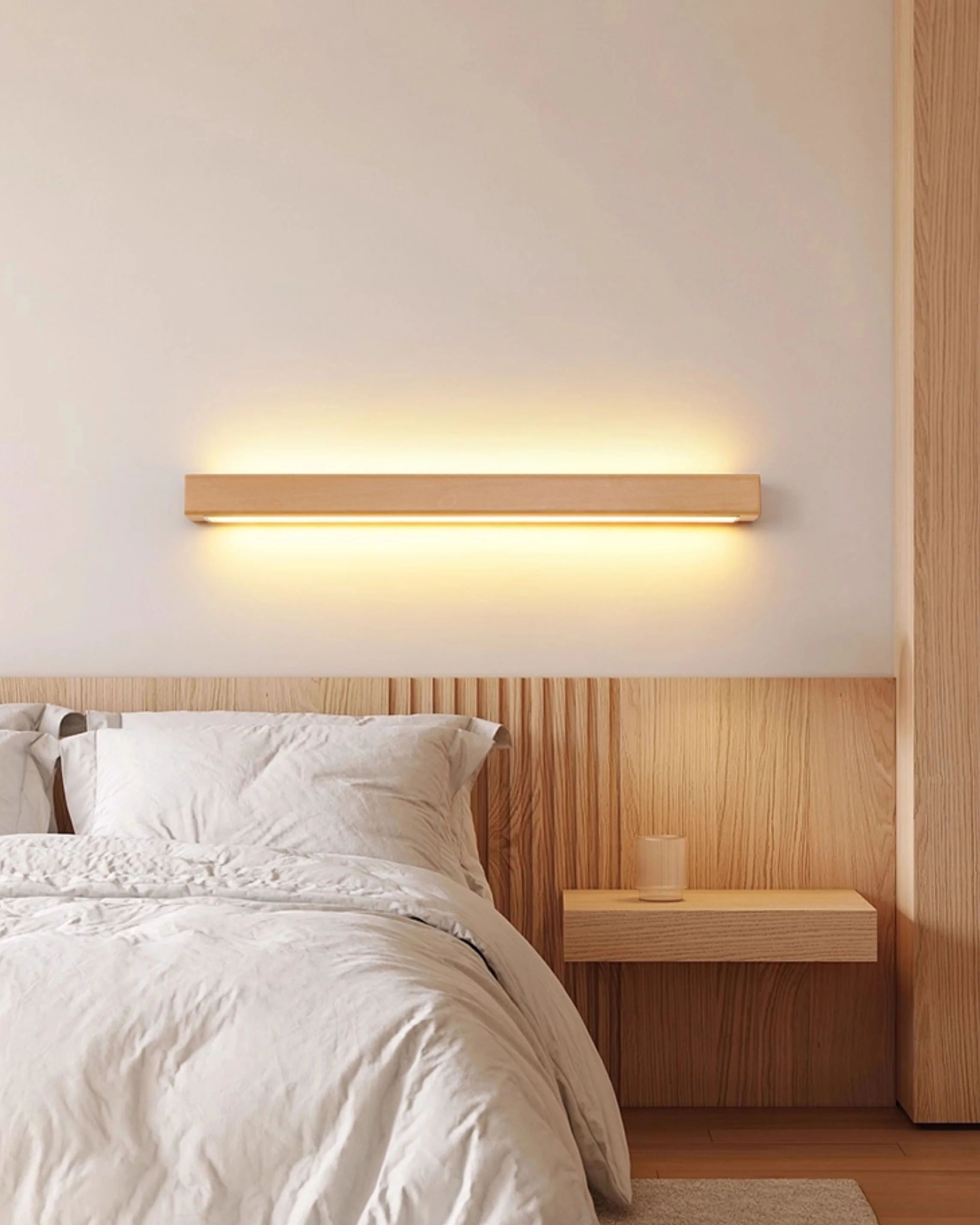 WOMO Wood Linear Wall Sconce-WM6126 - Image 12
