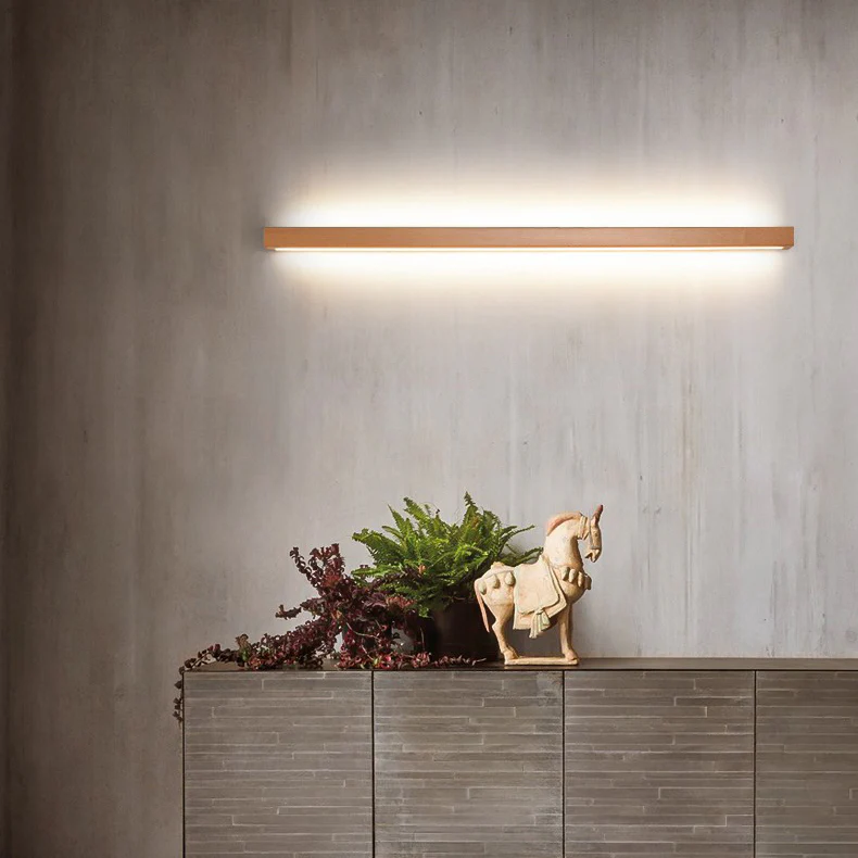 WOMO Wood Linear Wall Sconce-WM6126 - Image 18