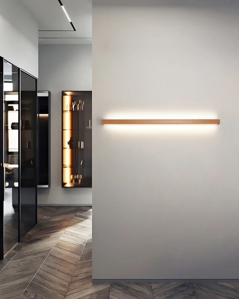 WOMO Wood Linear Wall Sconce-WM6126 - Image 20