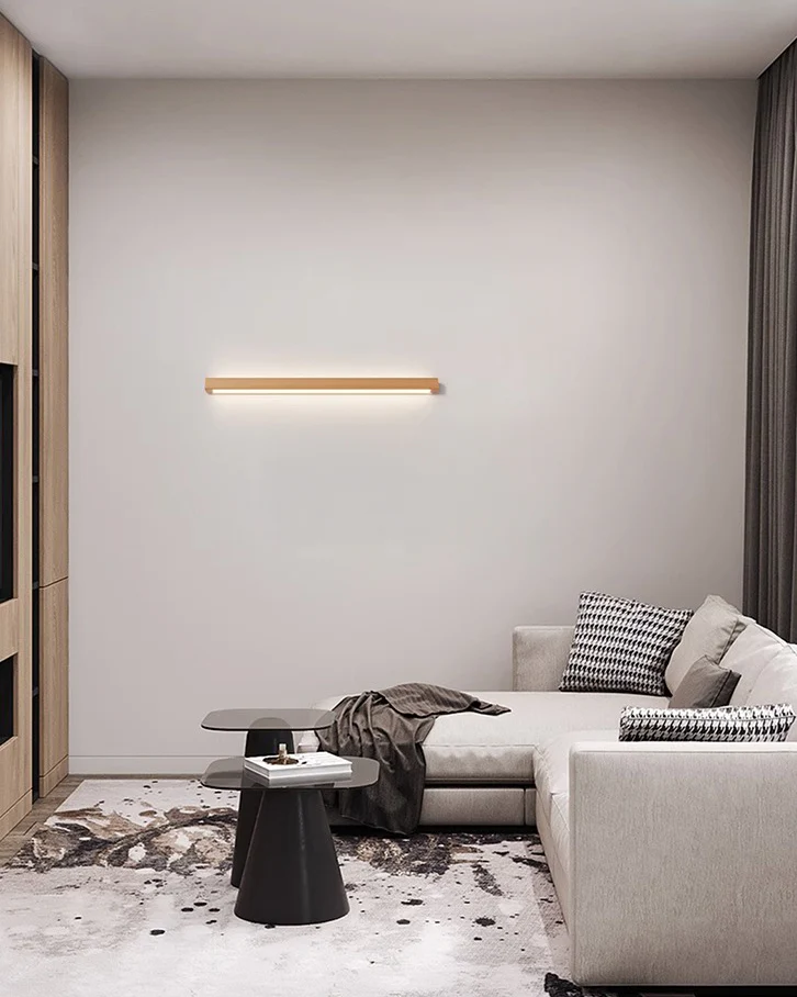 WOMO Wood Linear Wall Sconce-WM6126 - Image 5
